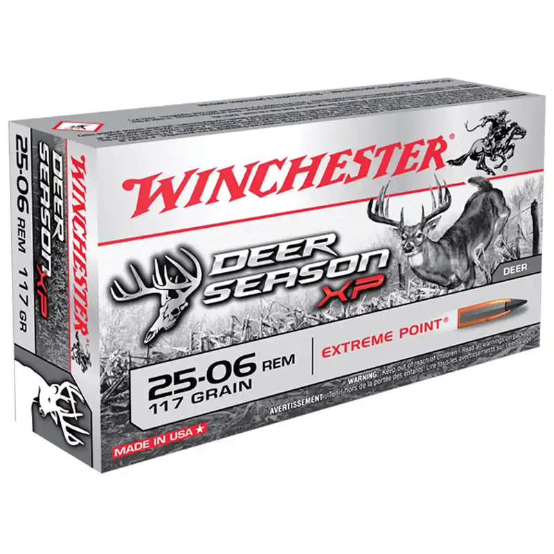 Winchester Ammo Deer Season XP 25-06 Rem 117 gr Extreme Point 20/Box