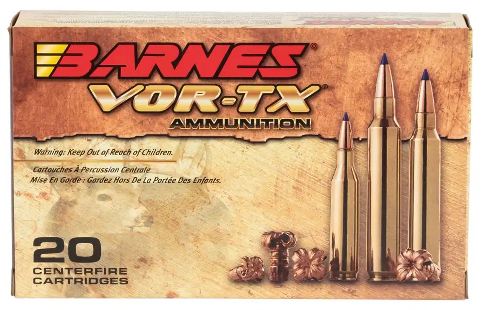 Barnes Bullets VOR-TX 25-06 Rem. 100 Gr. Tipped TSX Boat Tail 20/Box