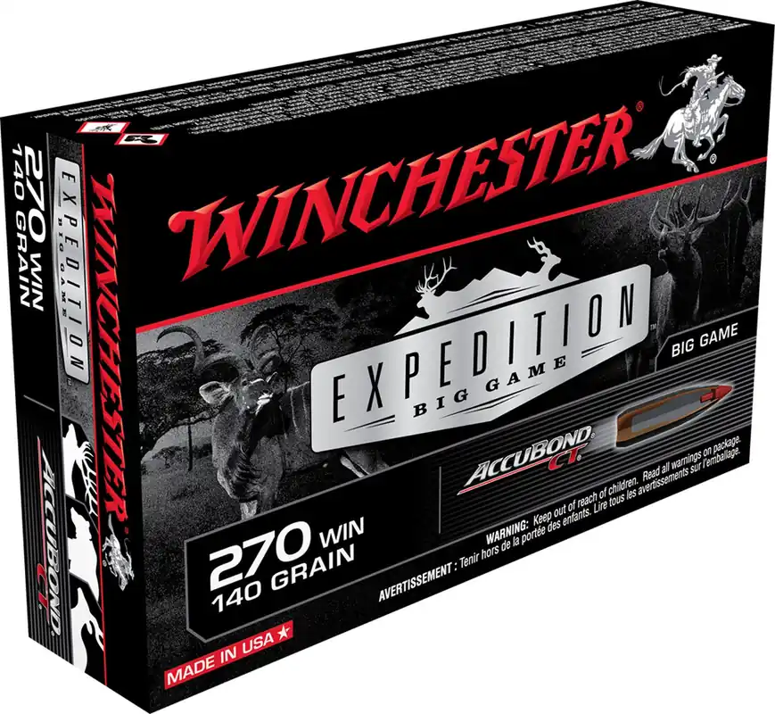 Winchester Ammo Expedition Big Game 270 Win. 140 Gr. Winchester AccuBond CT 20/Box