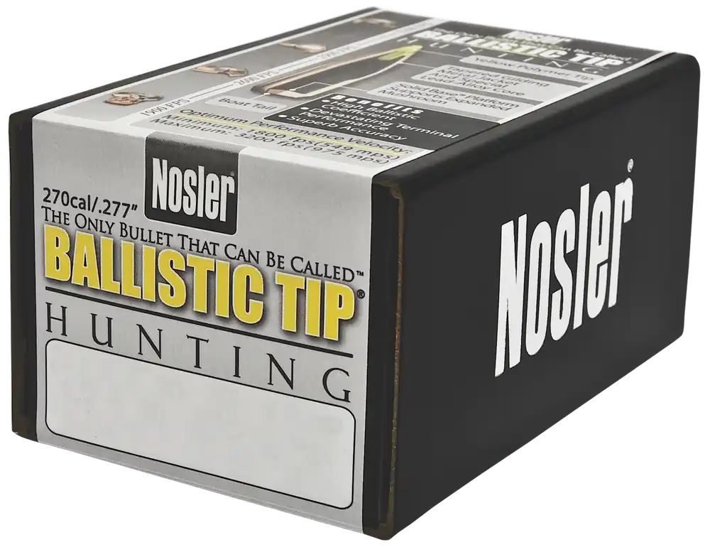 Nosler Ballistic Tip 270 Win 150 gr Spitzer 50 Rounds 27150