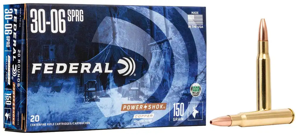 Federal Power-Shok Copper 270 Win. 130 Gr. Copper Hollow Point 20/Box