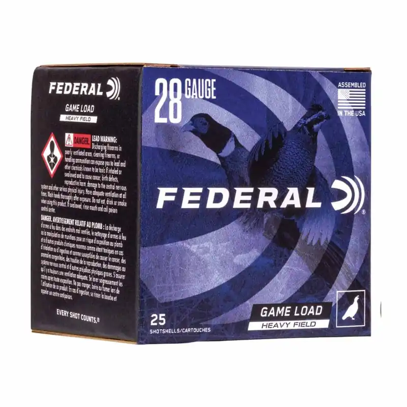 Federal Game-Shok Heavy Field Load 28ga 2-3/4" 6 Lead Shot 1oz 1220fps
