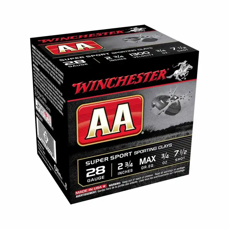 Winchester AA 28ga Super Sport 7.5 3/4oz 25rd
