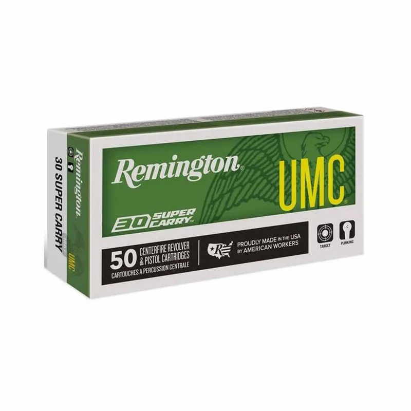 Remington 30 Super Carry 100gr FMJ UMC 50rd