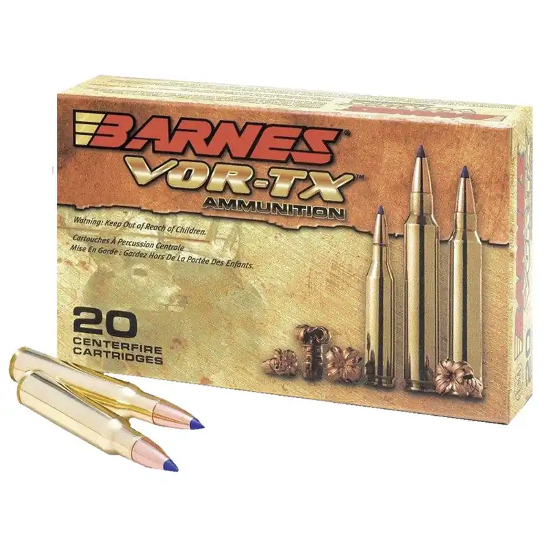 Barnes Bullets VOR-TX Rifle 300 Blackout 110 gr, TAC-TX Flat Base, 20/Box
