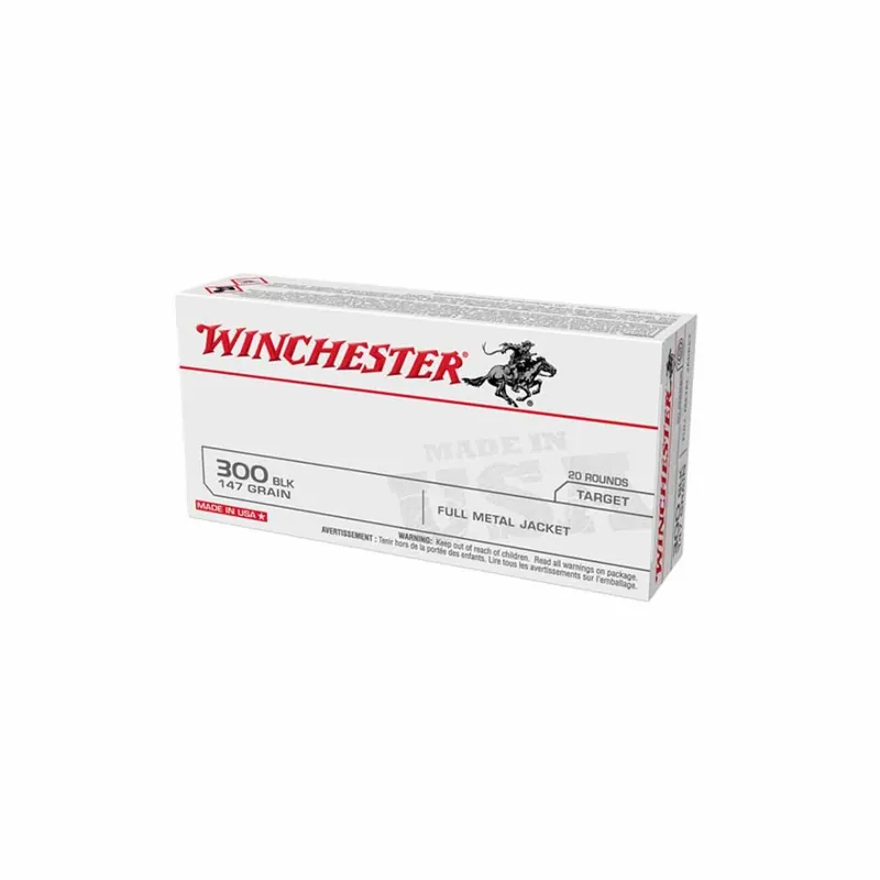 Winchester 300blk 147gr Fmj 20rd