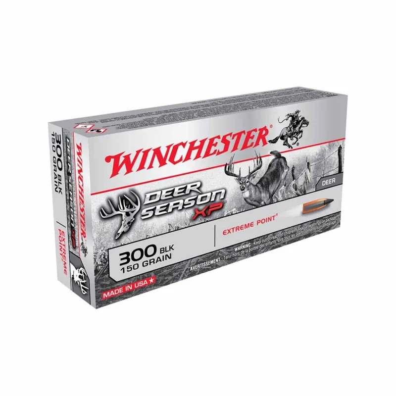Winchester Deer Season 300 AAC Blackout 150gr XP 20rd
