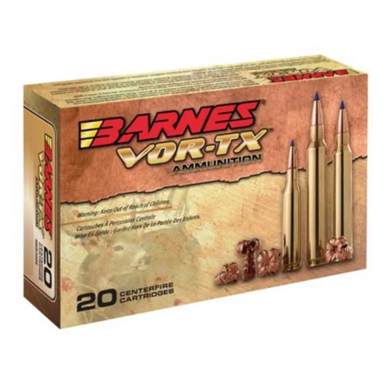 Barnes Bullets VOR-TX 300 Blackout 120 Gr 2100 fps TAC-TX Boat-Tail 20/Box