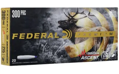 Federal Premium Terminal Ascent 300 PRC Ammo 215 Grain Polymer Tip 20 Rds P300PRCTA3