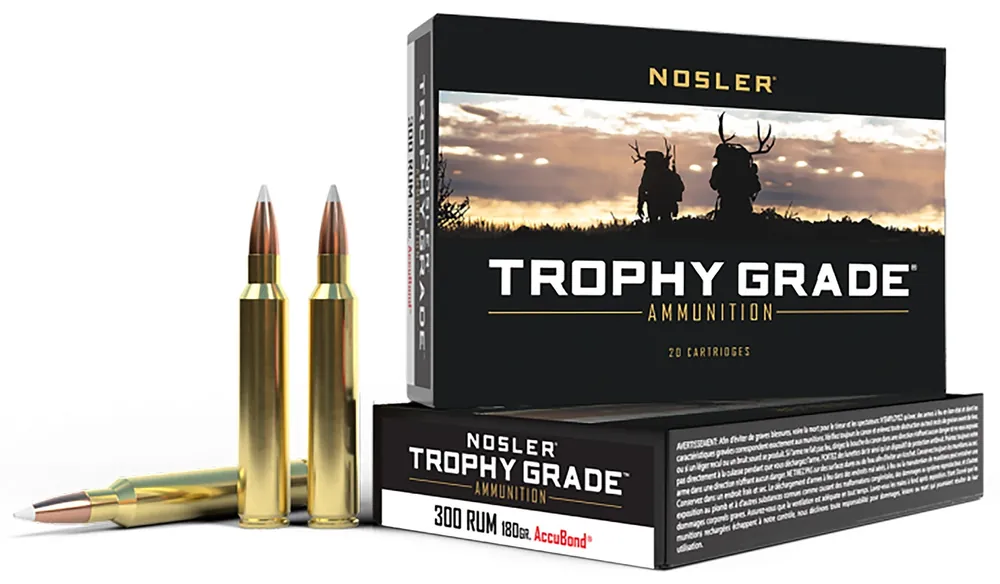 Nosler Trophy Grade 300 RUM 180 Gr. AccuBond 20/Box