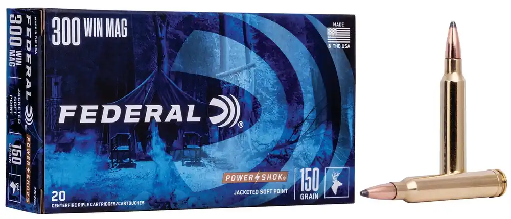Federal Power-Shok 300 Win Mag. 150 Gr. JSP 20/Box