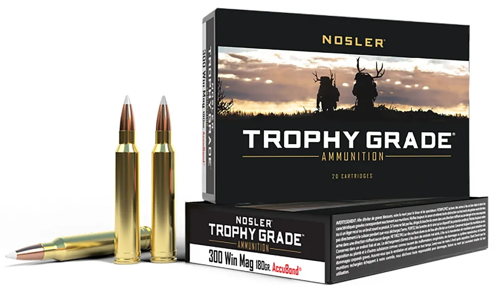 Nosler Trophy Grade 300 Win Mag 180 gr Nosler AccuBond 20 Box