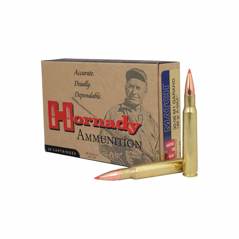 Hornady 30-06 Sprg 168gr ELDM M1 Garand 20rd