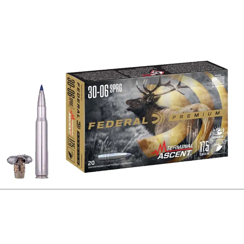 FederalPremium Terminal Ascent 30-06 Springfield 175 gr Terminal Ascent 20/Box