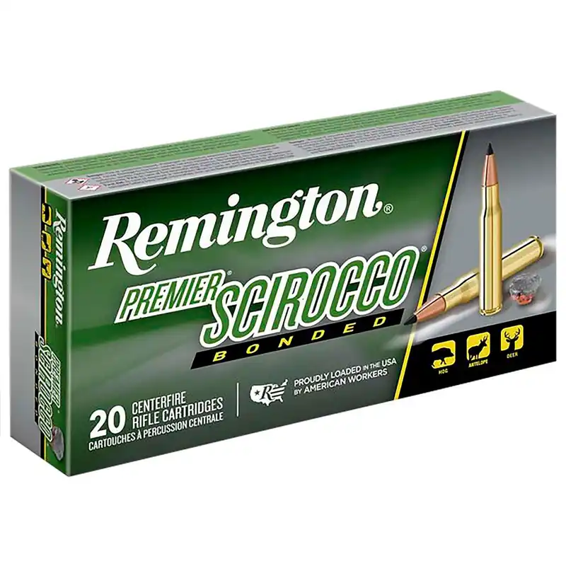 Remington Ammunition Premier Scirocco Bonded 30-06 Springfield 180 gr Swift Scirocco Bonded (SSB) 20/Box