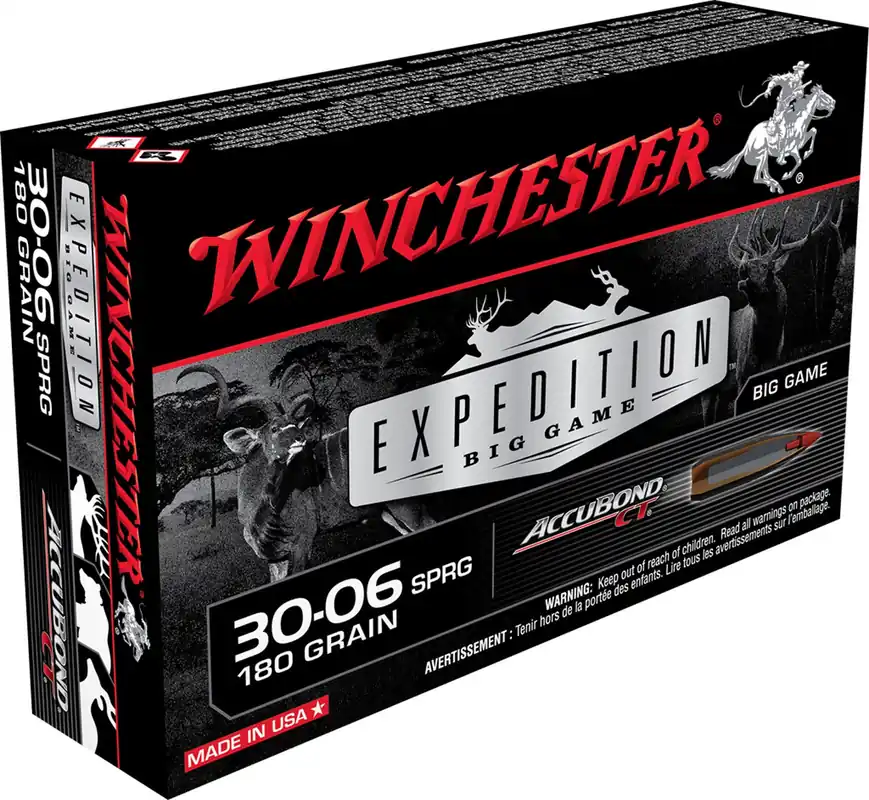 Winchester Ammo Expedition Big Game 30-06 Springfield 180 Gr. Winchester AccuBond CT 20/Box