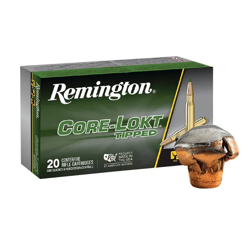 Remington Ammunition Core-Lokt Tipped 30-06 Springfield 180 gr 20/Box