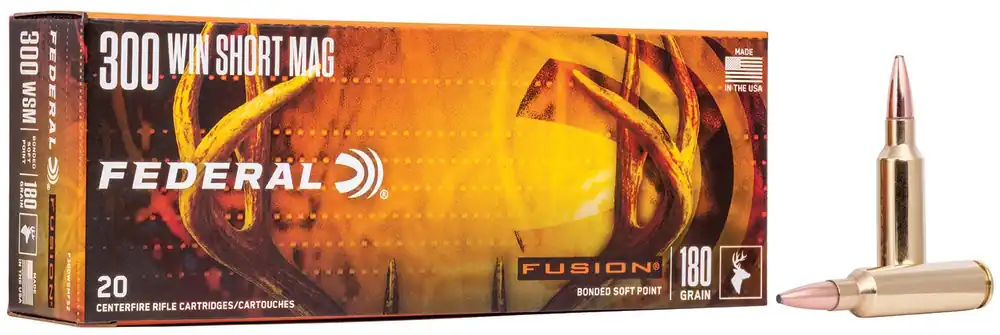 Federal Fusion 300 WSM 180 gr Fusion Soft Point 20 Box
