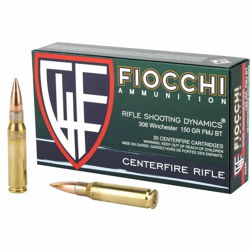 Fiocchi Shooting Dynamics 308 win 150gr FMJ 20rd