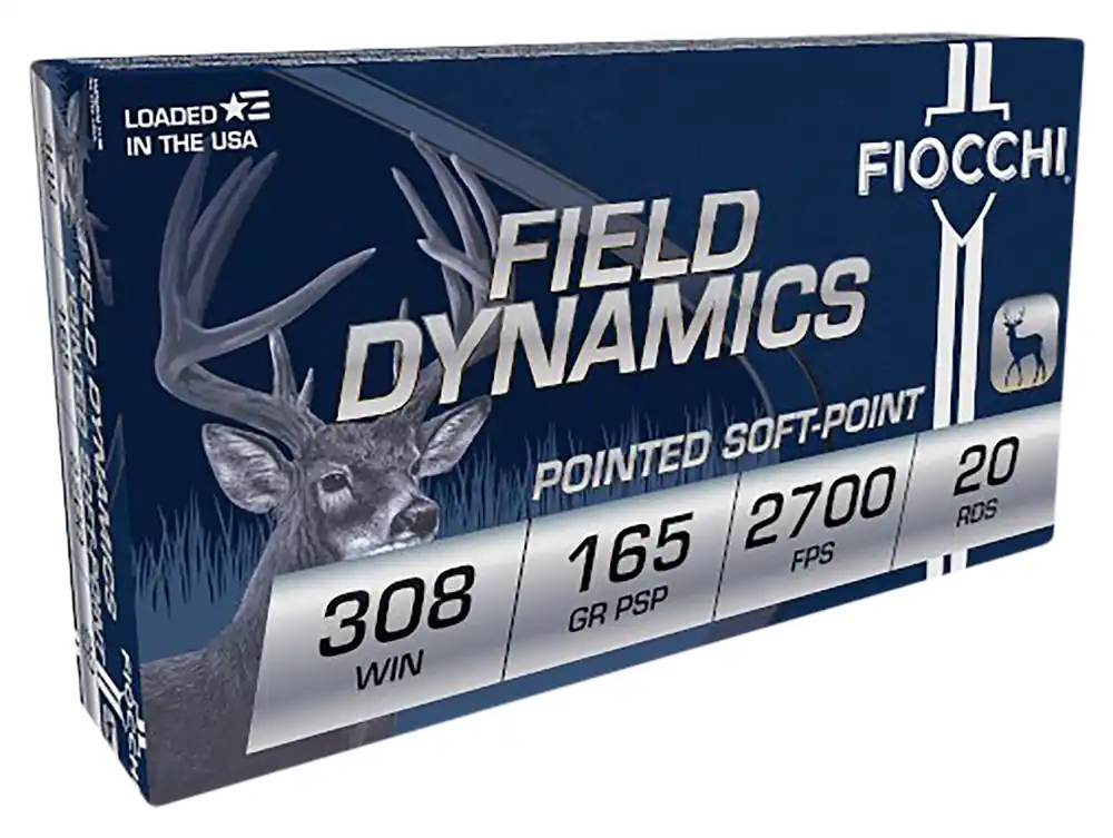Fiocchi Field Dynamics 308 Win. 165 Gr. PSP 20/Box
