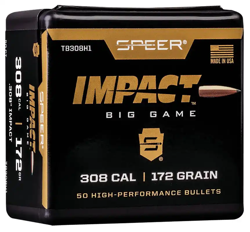Speer Impact 30 Cal 172 gr Speer Impact 50/Box TB308H1