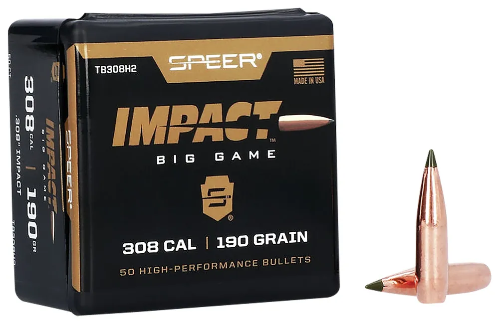Speer Impact 30 Cal 190 gr Speer Impact 50/Box TB308H2