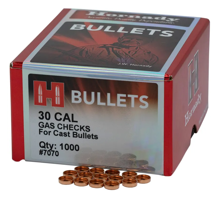 Hornady Crimp-On Gas Checks 30 Cal 1000/Box