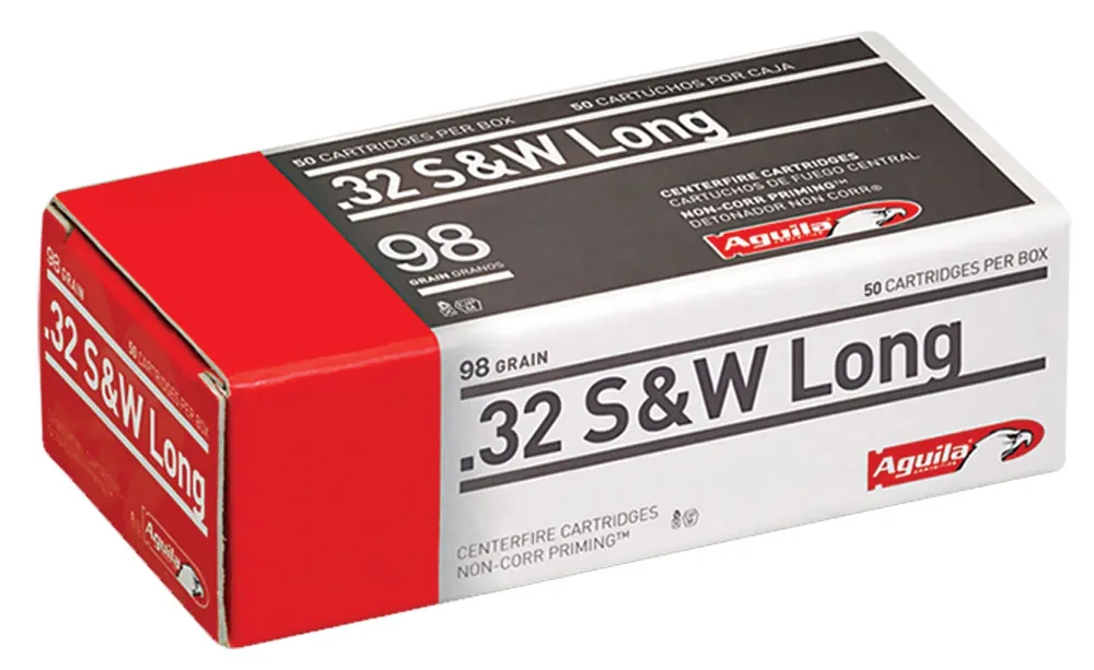 Aguila 1E322340 Centerfire Pistol Ammo, 32 S&W, 98 Gr, 50 Rnd