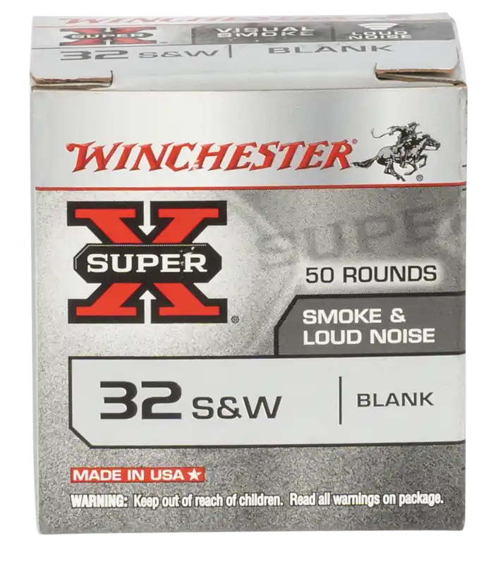 Winchester Ammo Super X Blank 32 S&W 50 Per Box