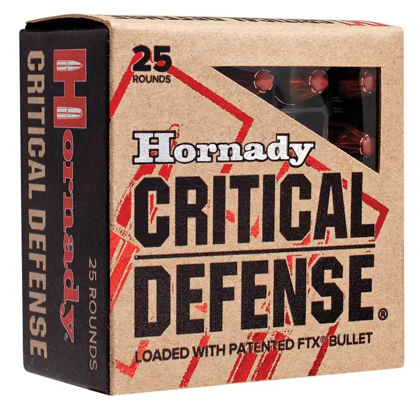 Hornady Critical Defense 327 Federal Mag Ammo 80 Grain Flex Tip eXpanding 25 Rounds 90061