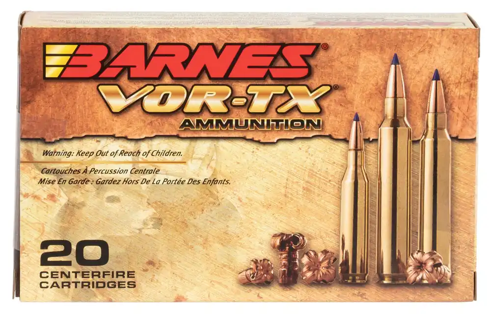 Barnes Bullets VOR-TX 35 Whelen 180 Gr. Barnes Tipped TSX Flat Base 20/Box