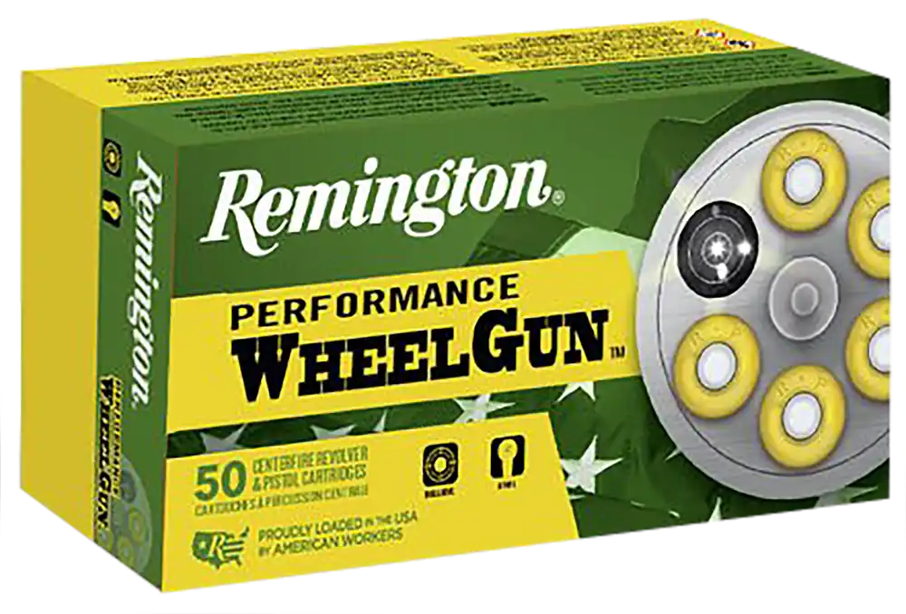 Remington Ammunition Performance WheelGun 357 Mag 158 gr Lead Semi-Wadcutter (LSWC) 50/Box