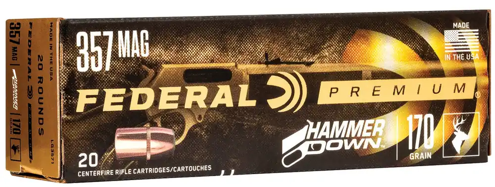 Federal Premium HammerDown 357 Mag 170 gr Bonded Hollow Point 20 Per Box