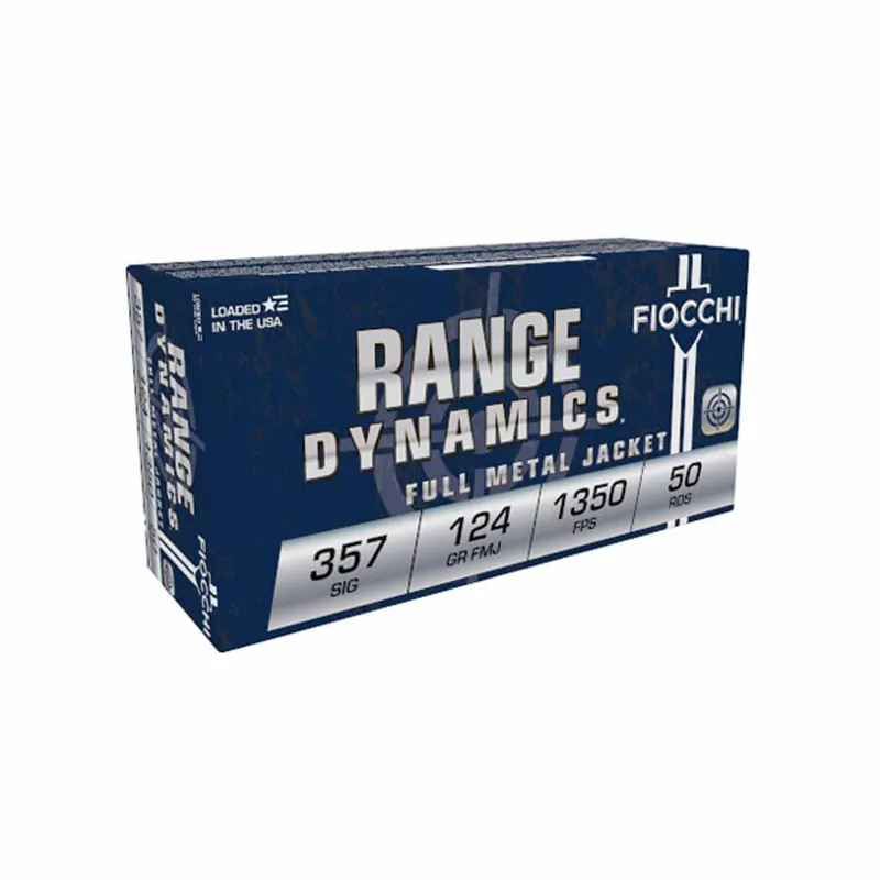 Fiocchi 357 SIG 124gr FMJ 50rd