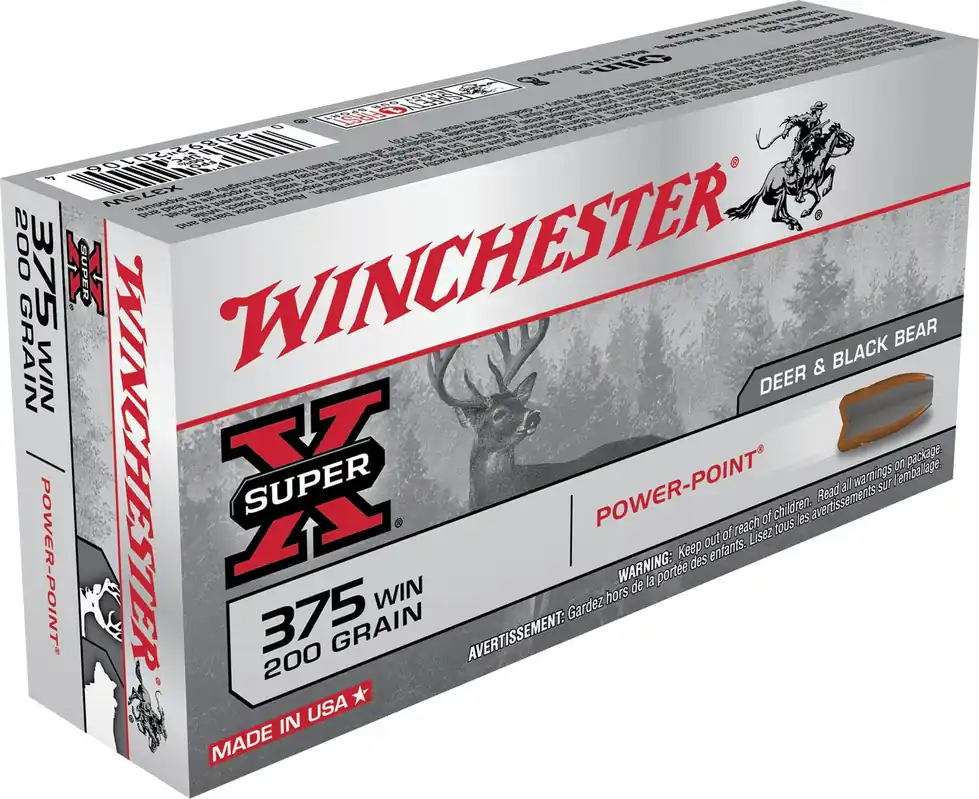 Winchester Super X 375 Win. 200 Gr. Power Point 20/Box