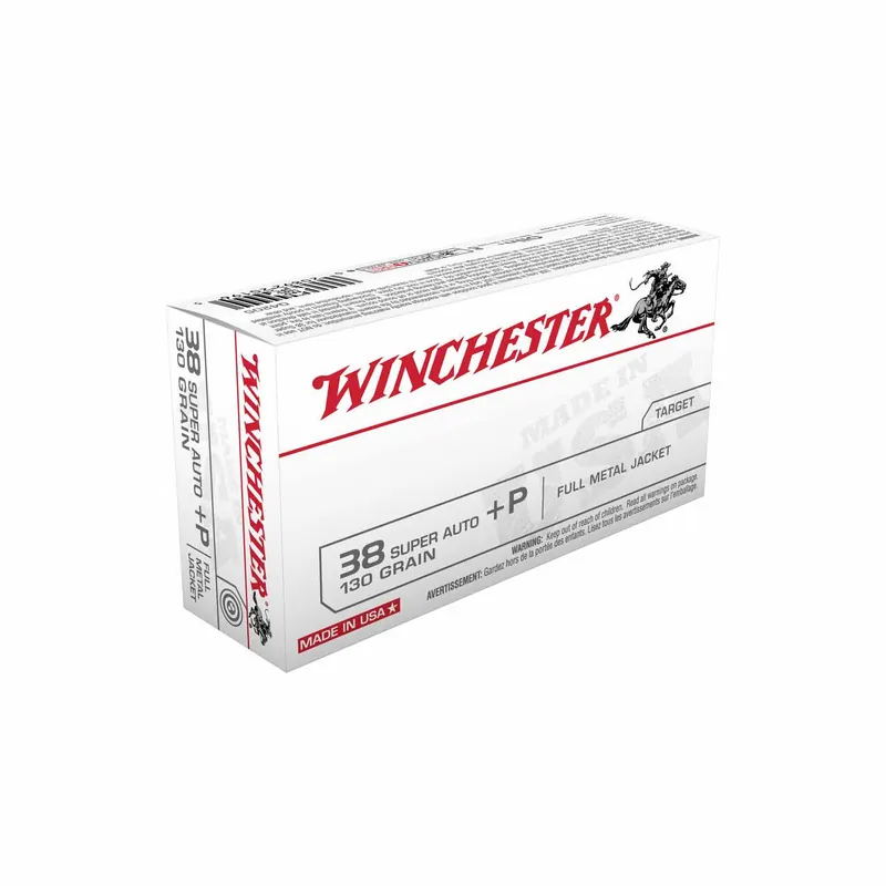 Winchester 38 Super +P 130gr FMJ