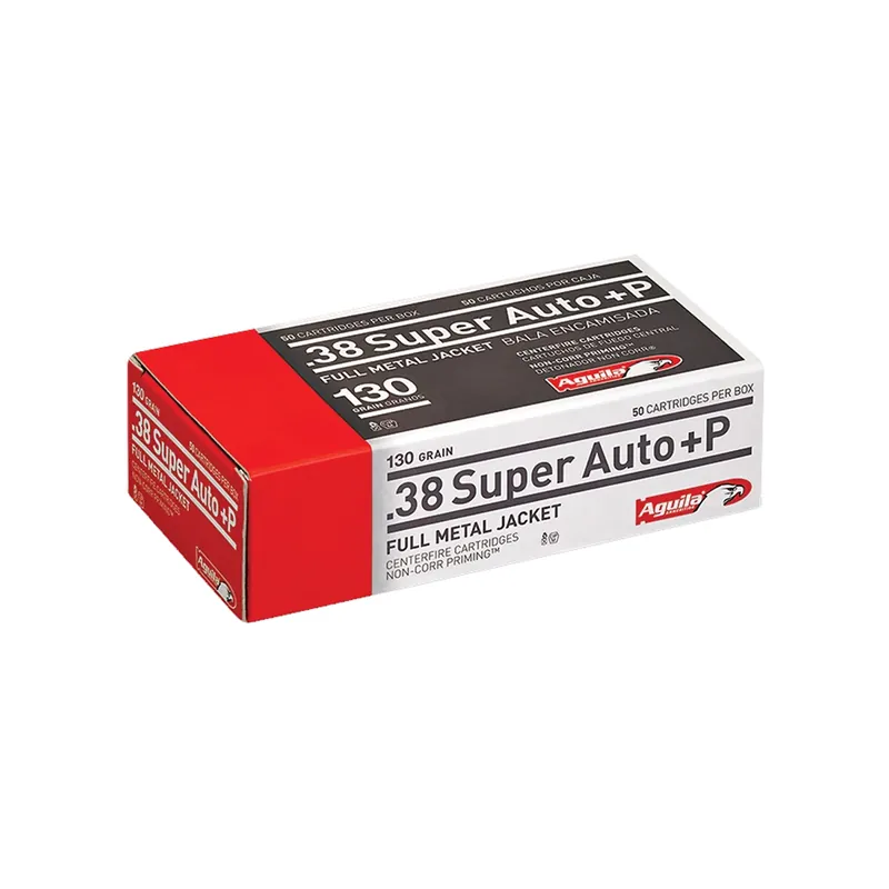 Aguila Target & Range 38 Super +P 130 Gr FMJ 50/Box