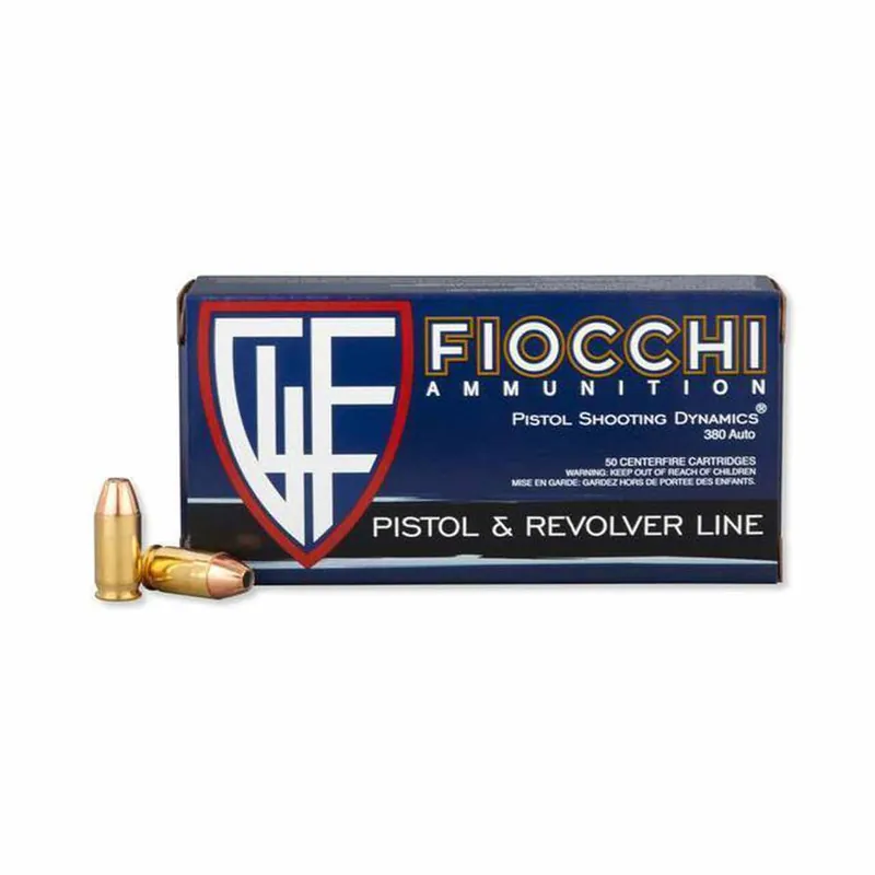 Fiocchi 380 ACP 90gr HP 50rd-Box