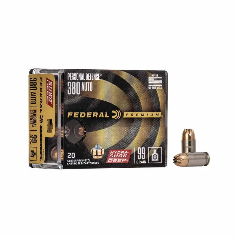 Federal 380 ACP 99gr HP DEEP