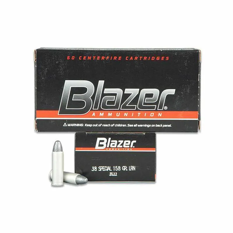 CCI Blazer 38 Special 158 Gr. 755 fps Lead Round Nose 50/Box