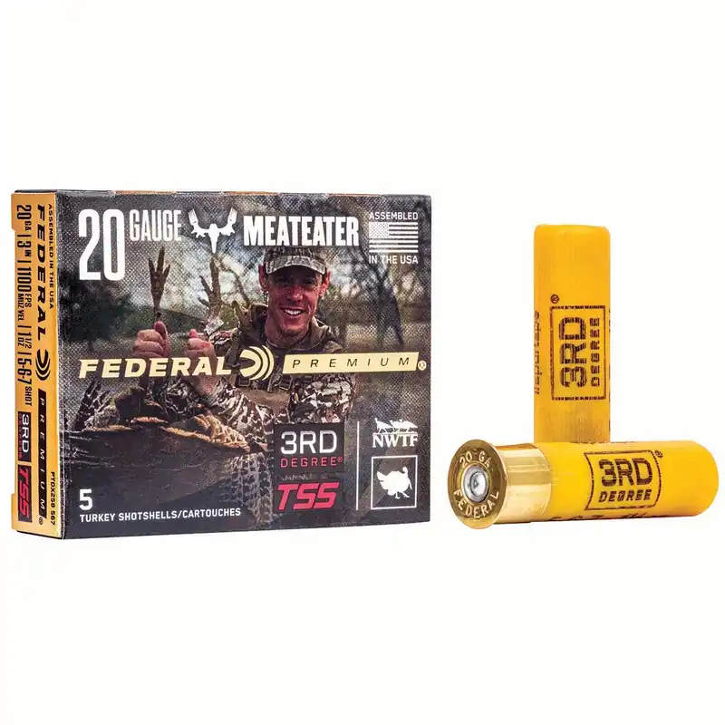 Federal Premium 3rd Degree 20 G 3" 1 1/2 oz 1100 fps Lead, Tungsten 5/6/7 Shot 5/Box