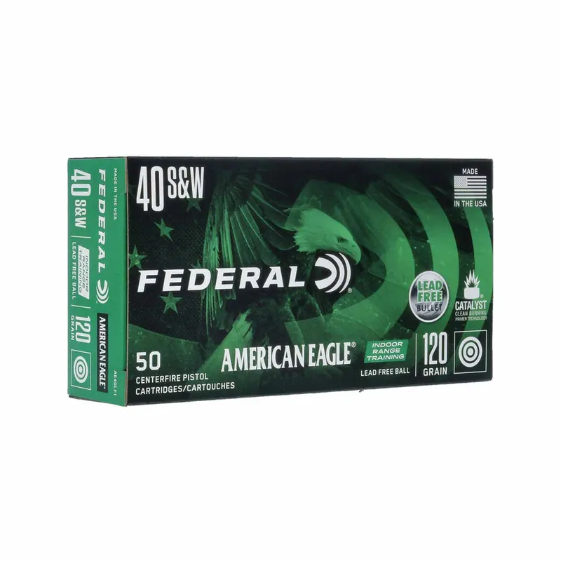 Federal 40 S&W 120gr FMJ 50rd - Box