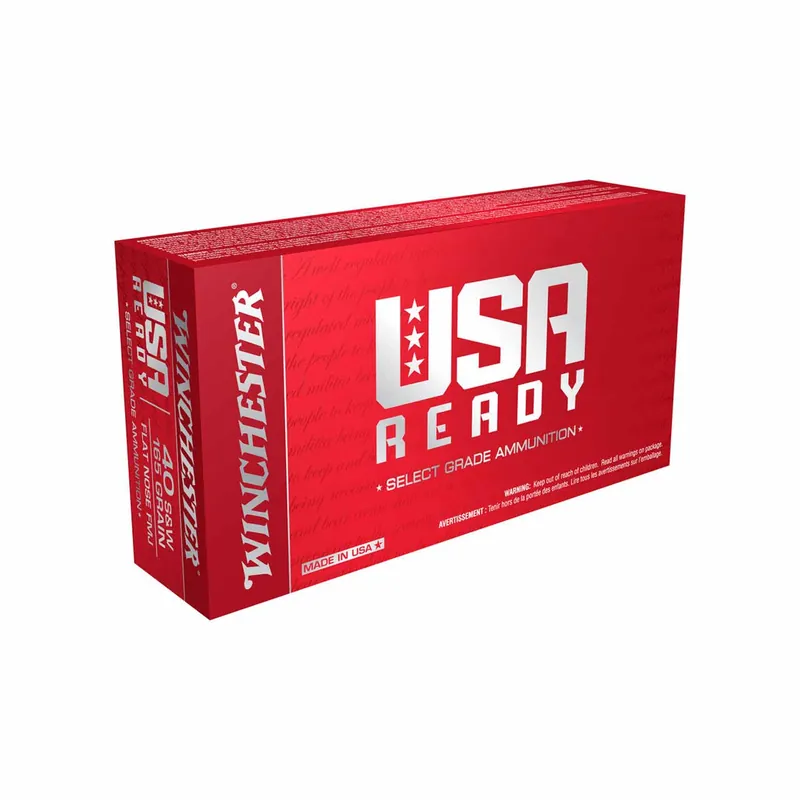 Winchester 40 S&W 165gr FMJ FN 50rd - Box