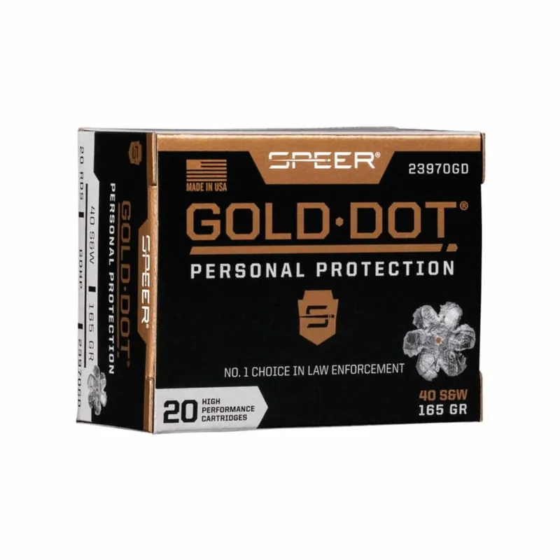 Speer 40S&W 165gr GDHP 20rd
