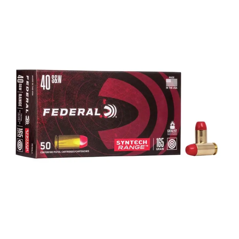 Federal 40 S&W 165GR Synthetic 50rd
