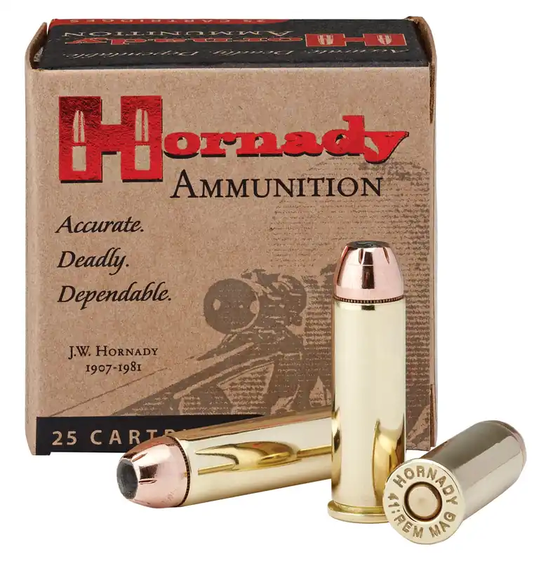 Hornady 9077 Custom Pistol Ammo 41 MAG 210 Gr XTP, 20 Rnd