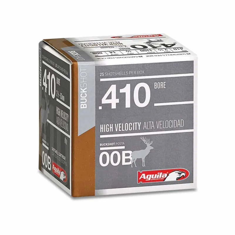 Aguila Hunting High Velocity 410 Ga 2.50" 00 BK 25/Box