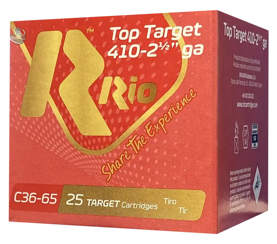 Rio Ammunition Top Target 410 GA 2.5" 1/2 oz. 7.5 Shot 25/Box
