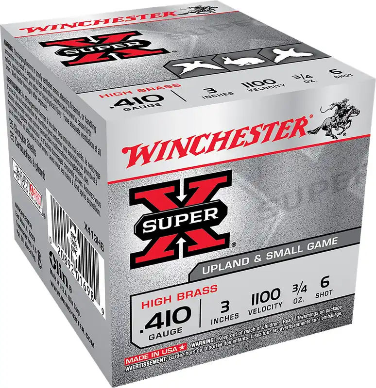 Winchester Super X Heavy Game Load 410 GA 3" 3/4 oz. 6 Shot 25/Box