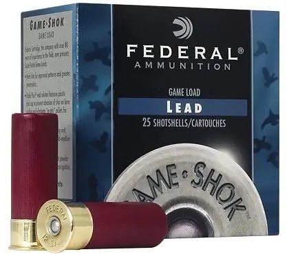 Federal Premium Game-Shok High Brass, 410 Gauge, 3", 11/16 oz, 1135 fps, 4 Lead Shot, 25 Rounds H4134